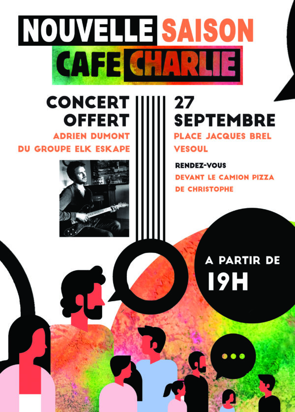 Concert de rentrée avec Adrien Dumont (ESKAPE) le vendredi 27 septembre 2019 à partir de 19 h00